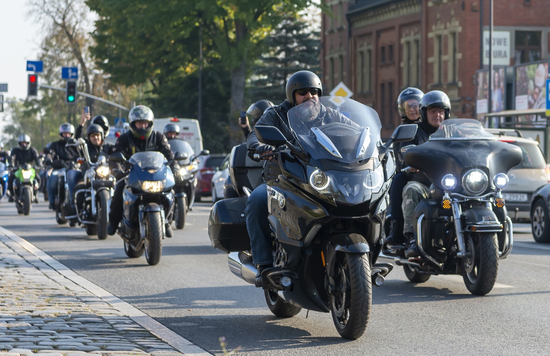 Motocyklista stracił prawo jazdy w Gliwicach za jazdę na jednym kole