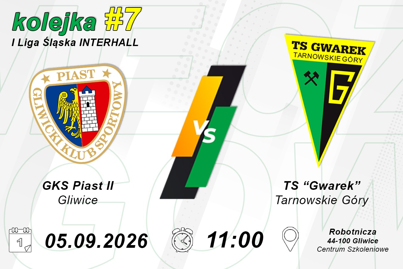 Piast II Gliwice podejmie TS Gwarek. Ważne starcie w dolnej części tabeli