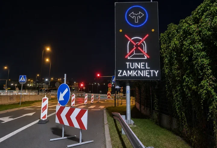 Gliwice: Nocne zamknięcie tunelu DTŚ. Kierowców czekają utrudnienia
