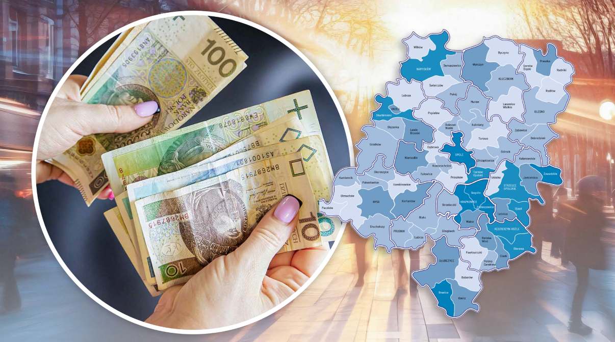 Zarobki w województwie opolskim: duże różnice między powiatami