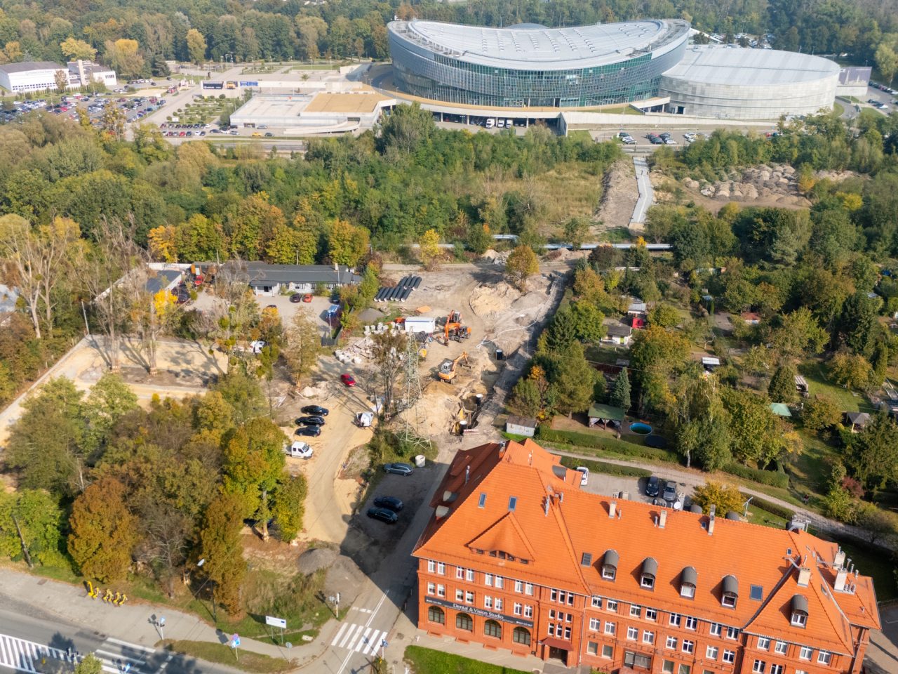 Węzeł Gliwice-Arena powstaje przy ulicach Pszczyńskiej i Kujawskiej