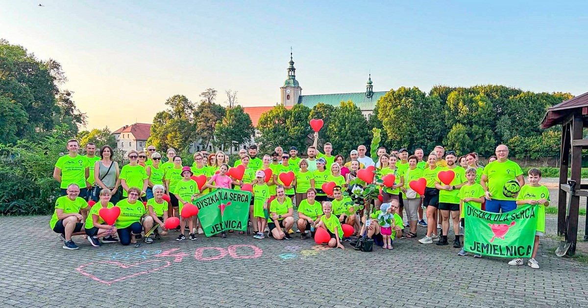 Jemielnica: 400. bieg w ramach inicjatywy „Dyszka dla Serca”