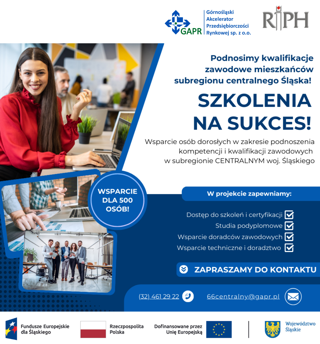 Ostatnia szansa na udział w projekcie Szkolenia na sukces - zapisy do 17 lipca