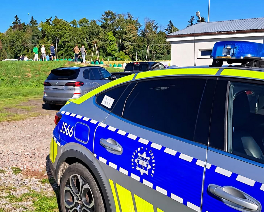 Policjanci zabezpieczali mecze piłkarskie w powiecie namysłowskim