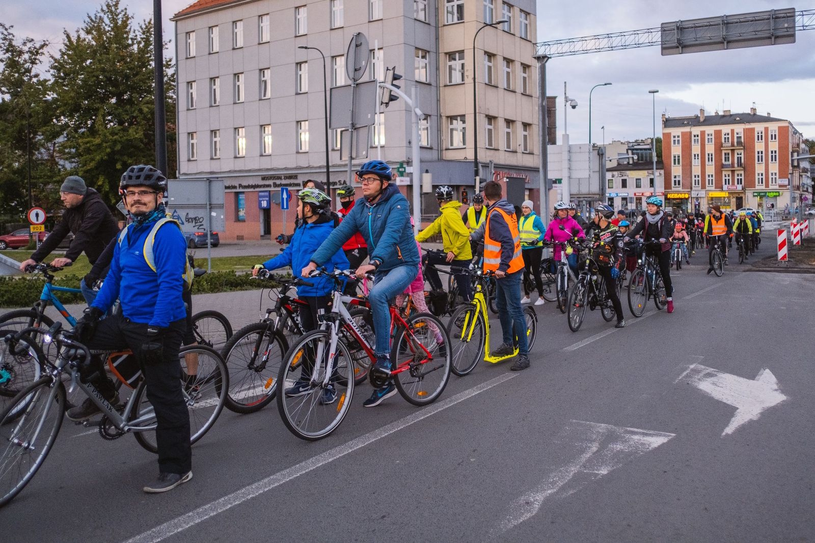 Peleton rowerzystów przejedzie dzisiaj przez Gliwice