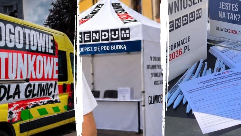 Referendum w Gliwicach - inicjatorzy zbierają podpisy