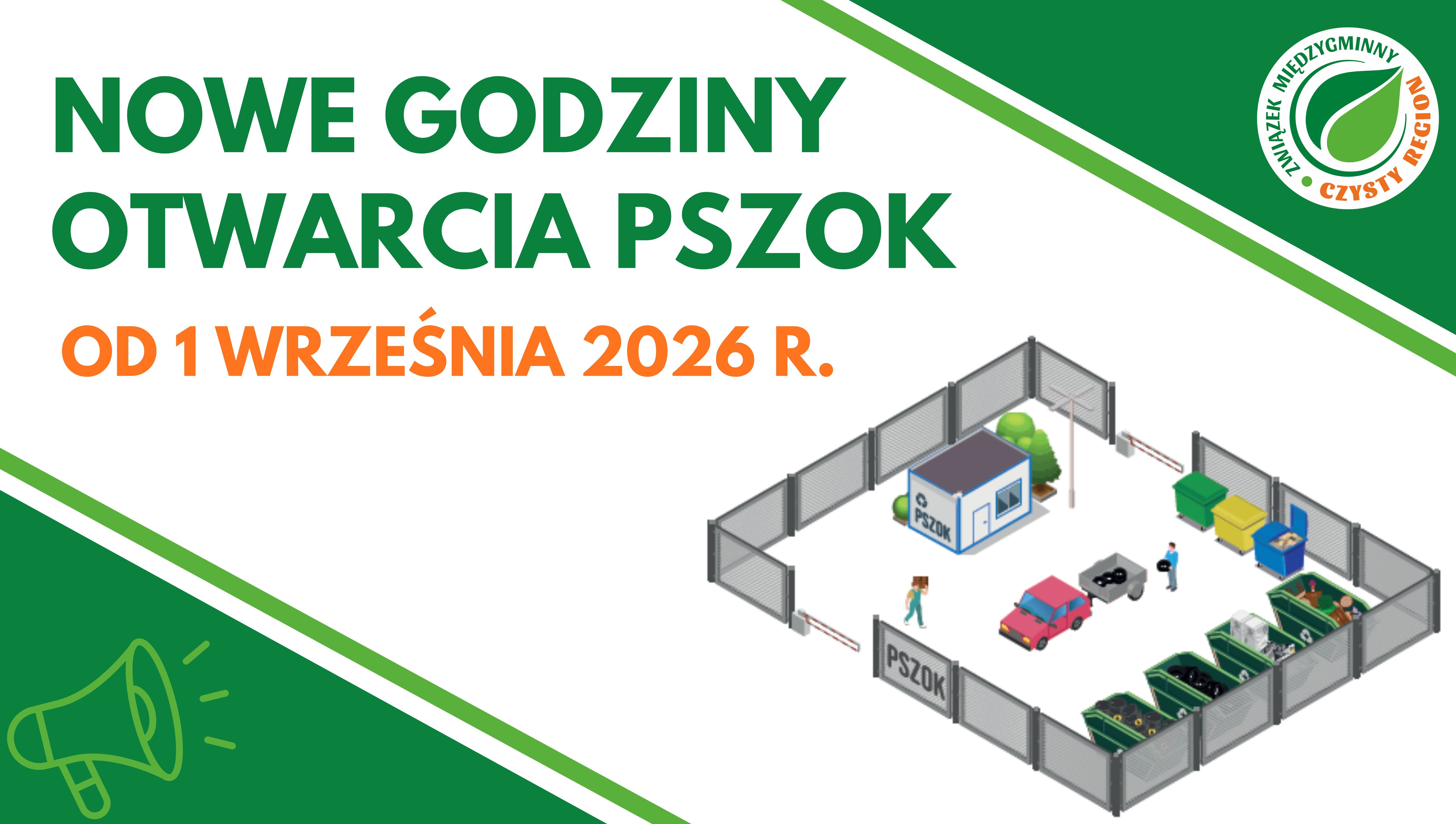 Zmiany w godzinach pracy PSZOK-ów w Pawłowiczkach i Długomiłowicach