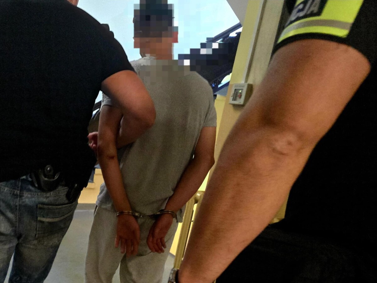 18-latek zatrzymany za pobicie 48-latka w Gliwicach