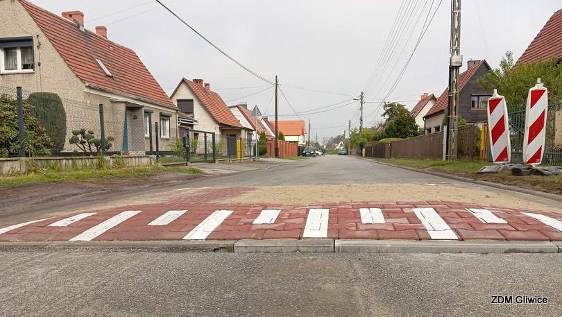 Gliwice stawiają na bezpieczeństwo. Coraz więcej progów zwalniających w mieście
