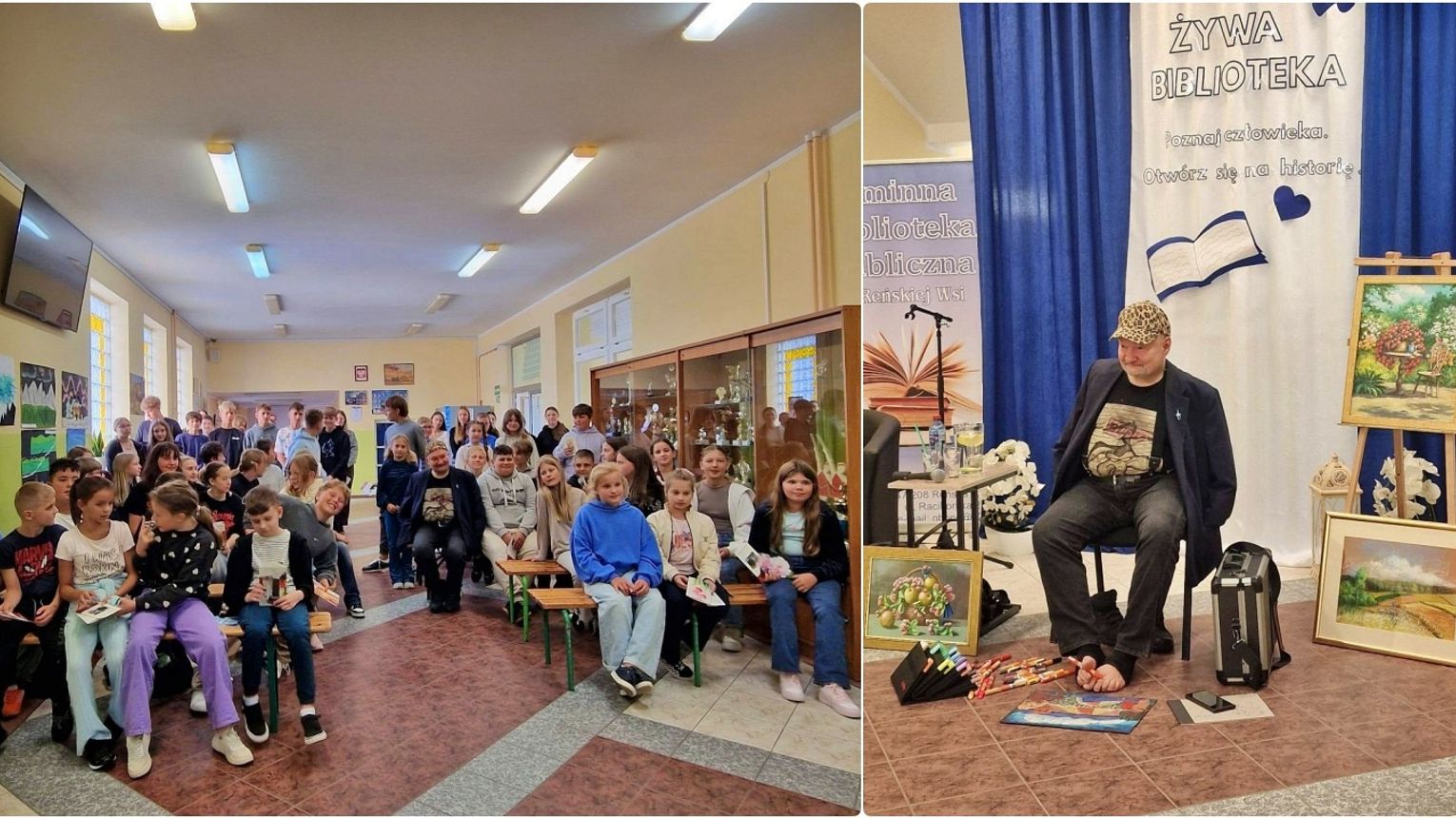 Niezwykłe spotkania z artystą Stanisławem Kmiecikiem w Długomiłowicach i Reńskiej Wsi