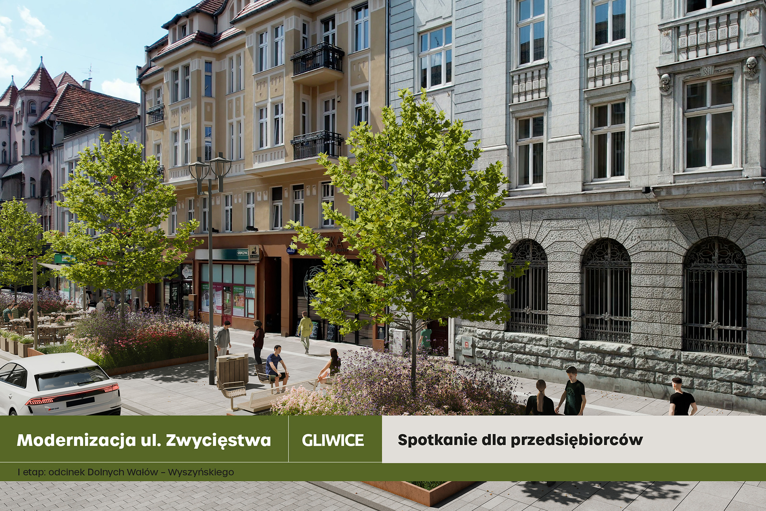 Gliwice: Spotkanie dla przedsiębiorców w sprawie modernizacji ulicy Zwycięstwa