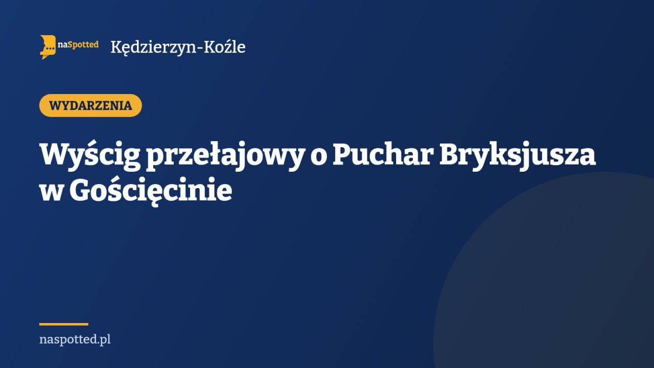 Wyścig przełajowy o Puchar Bryksjusza w Gościęcinie