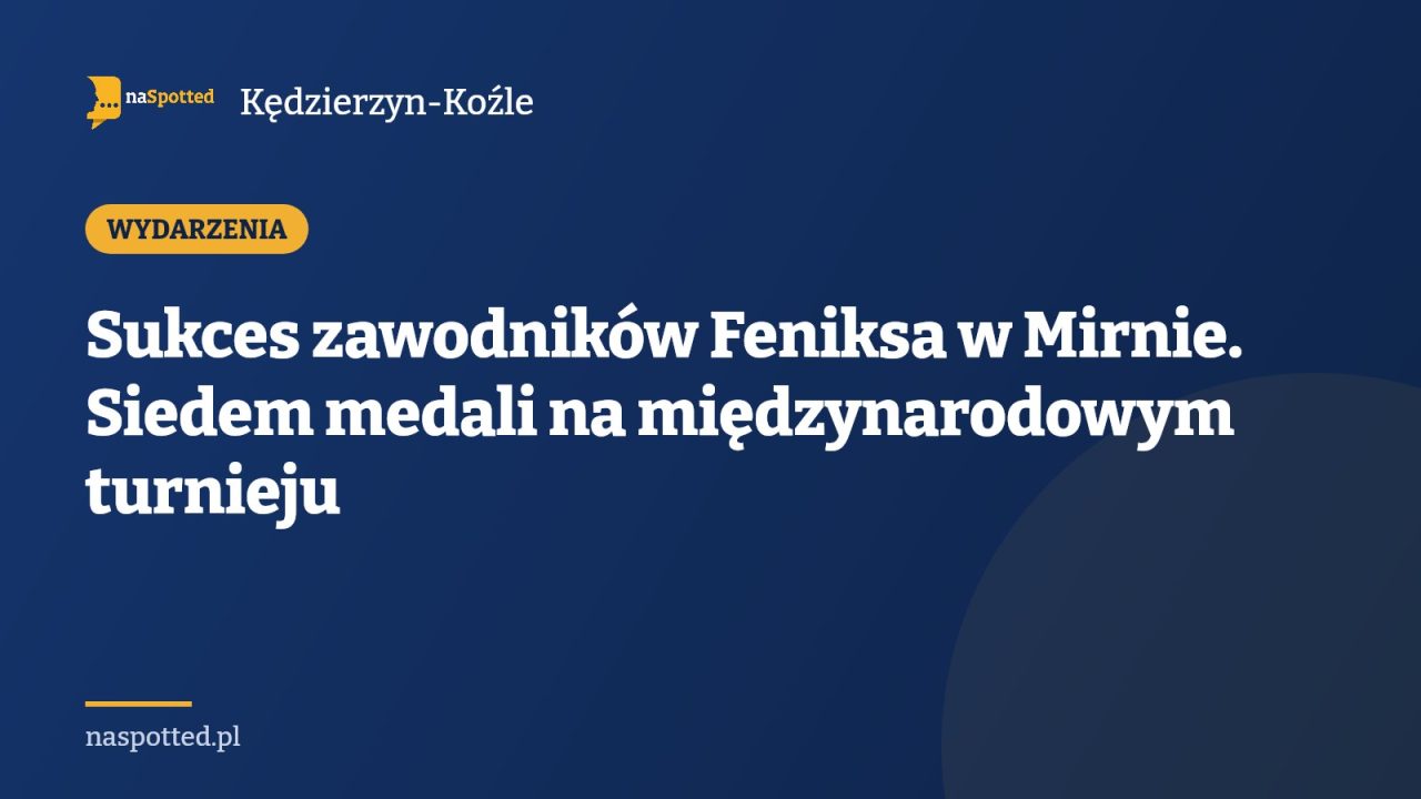 Sukces zawodników Feniksa w Mirnie. Siedem medali na międzynarodowym turnieju