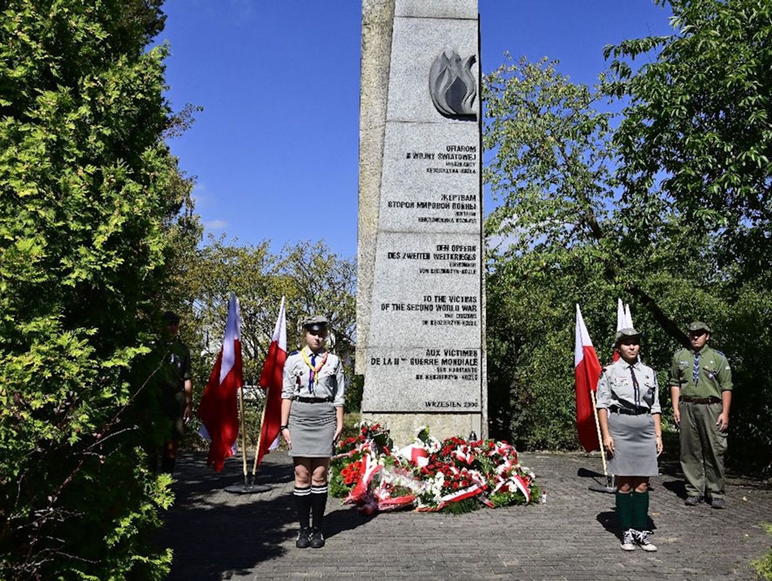 Kędzierzyn-Koźle: Uroczystości w Parku Pojednania w rocznicę wybuchu II wojny światowej