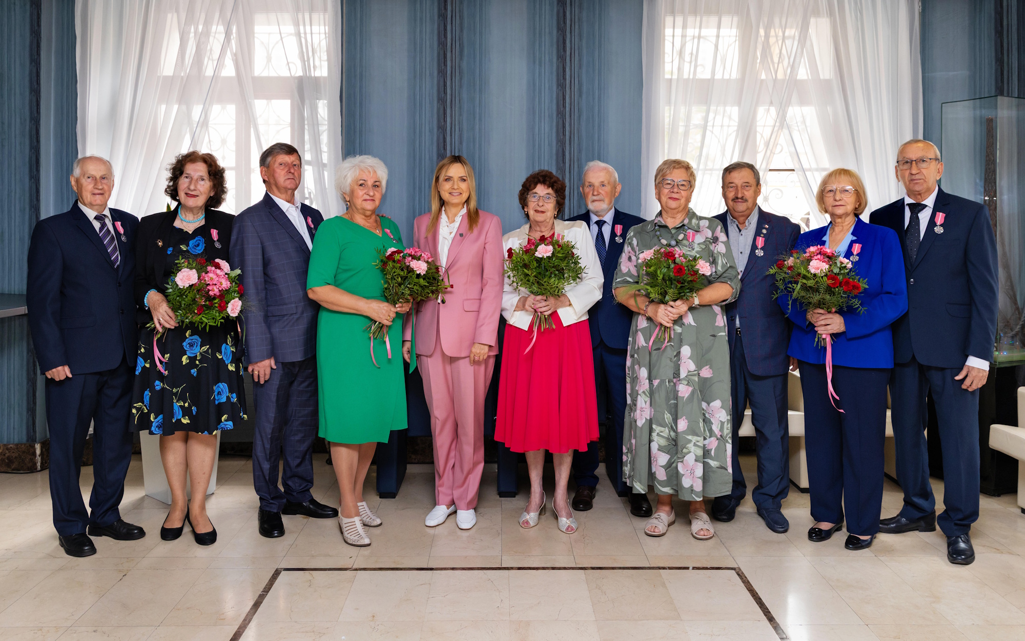 Złote Gody w Gliwicach: Dziesięć par świętowało jubileusz w Ratuszu