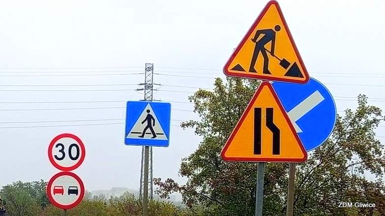 Uwaga kierowcy: Od poniedziałku ruszają prace drogowe w Gliwicach