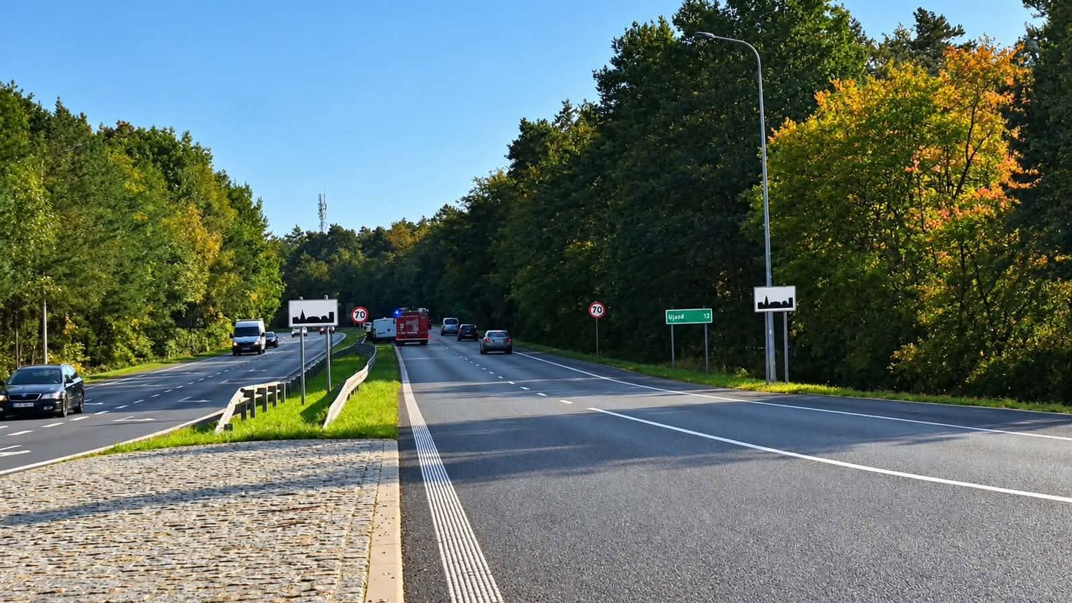 Wypadek na obwodnicy w Kędzierzynie-Koźlu. Kierowca dostawczaka w szpitalu