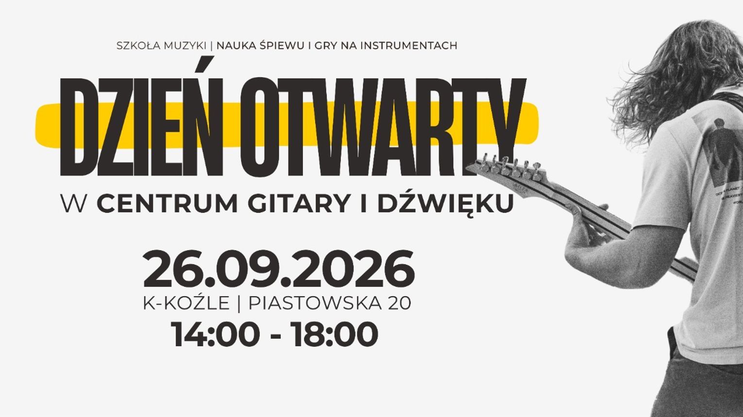 Dzień otwarty w Centrum Gitary i Dźwięku w Kędzierzynie-Koźlu