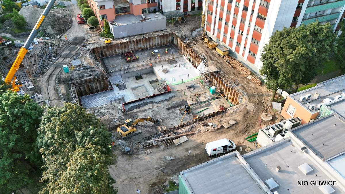 Gliwicki NIO się rozbudowuje. Nowy budynek terapii izotopowej coraz bliżej