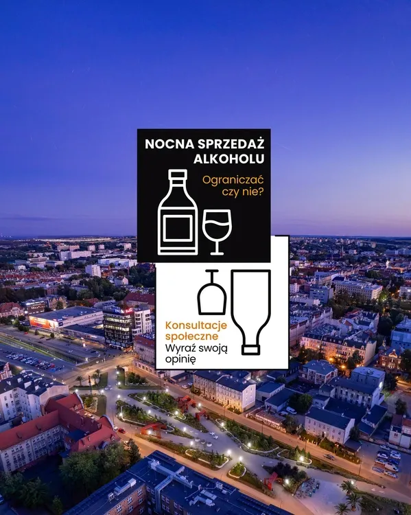 Nocna sprzedaż alkoholu w Gliwicach - wyniki konsultacji
