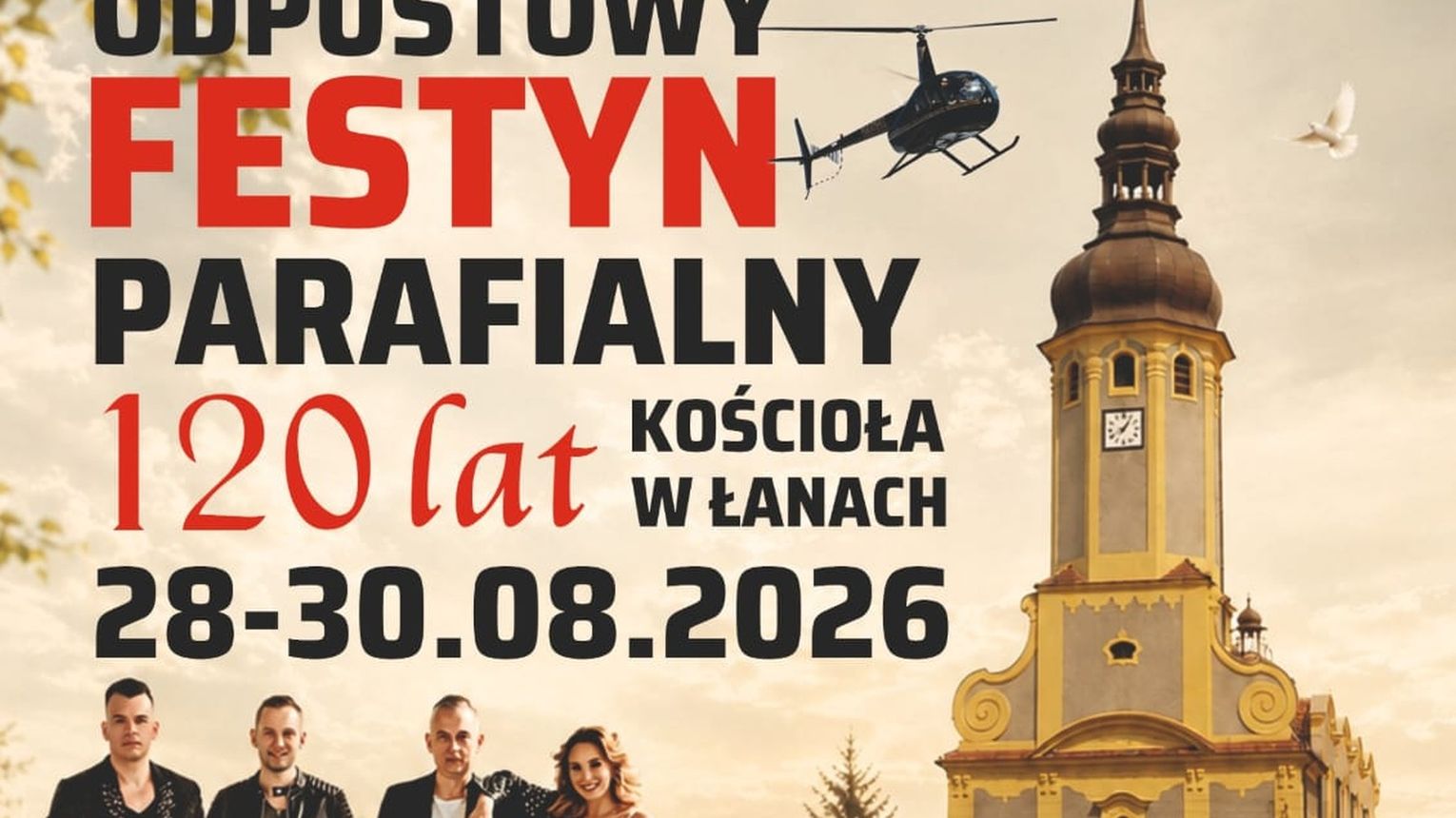Łany świętują 120-lecie kościoła: trzy dni pełne atrakcji