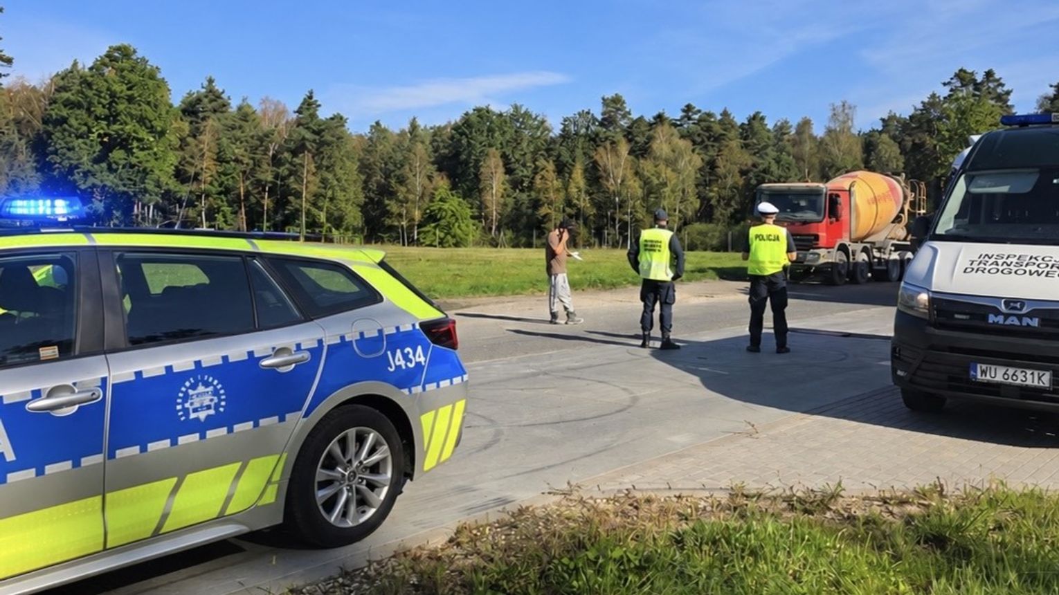 Kędzierzyn-Koźle: 30-latek prowadził betoniarkę pod wpływem alkoholu