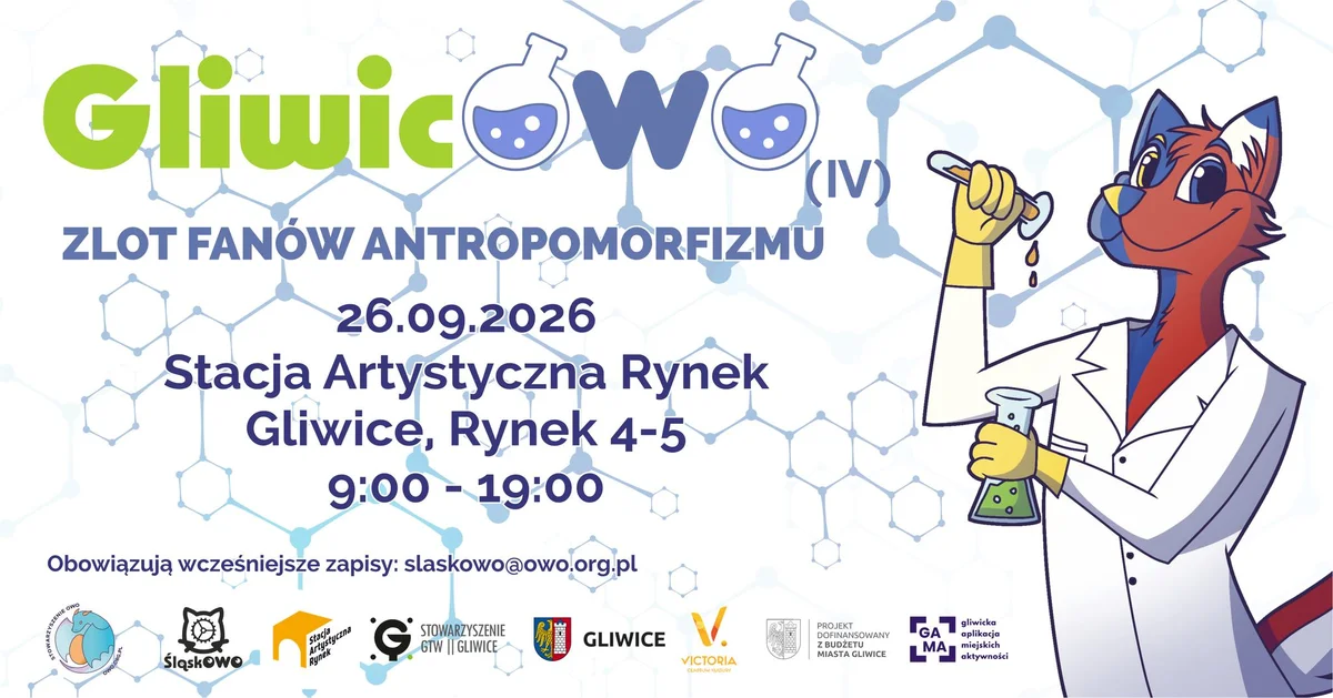 GliwicOwO powraca: Czwarta edycja zlotu fanów antropomorfizmu w Gliwicach
