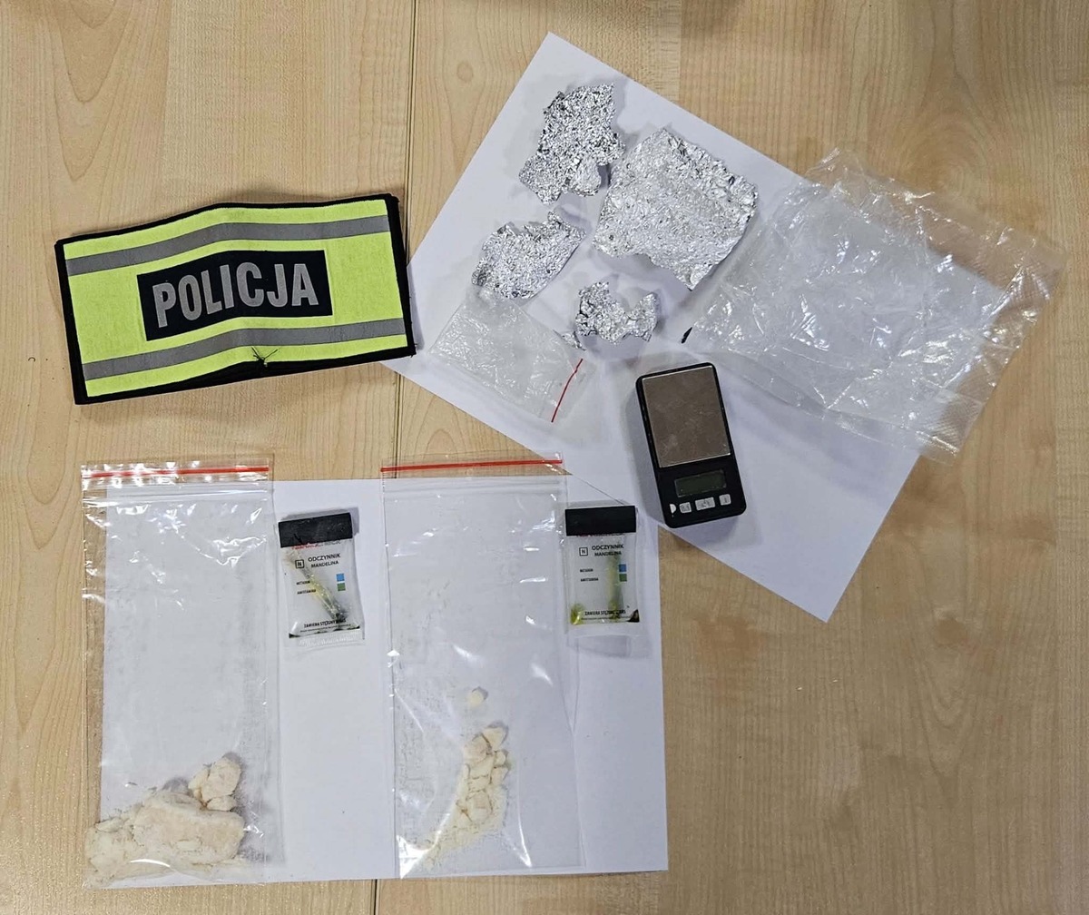 Gliwice: 39-latek zatrzymany z amfetaminą. Był agresywny wobec policjantów
