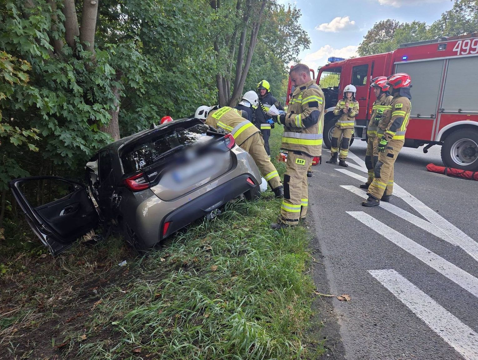 Groźny wypadek na DK94 koło Izbicka