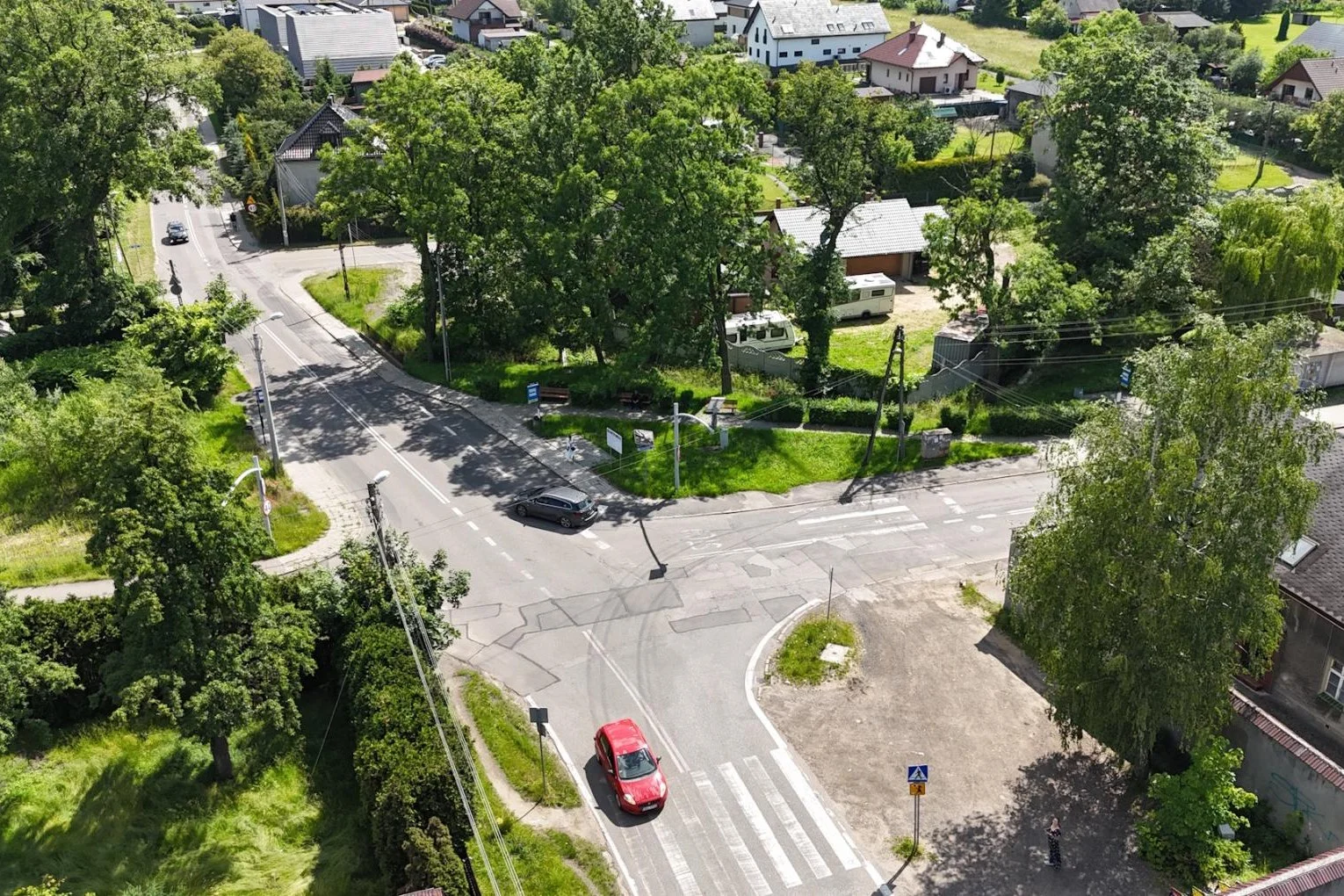 Budowa ronda na Bojkowskiej i Rolników w Gliwicach. Ruch wahadłowy od 12 października