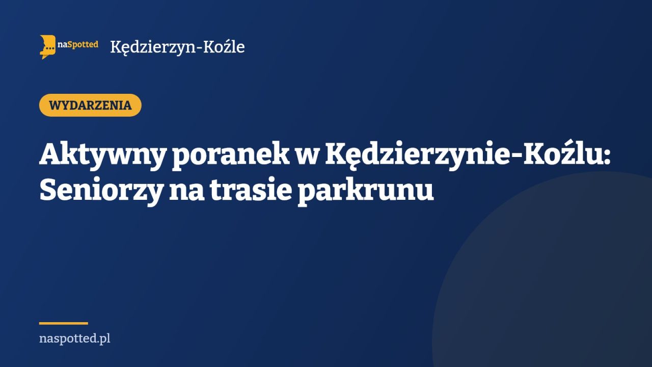 Aktywny poranek w Kędzierzynie-Koźlu: Seniorzy na trasie parkrunu