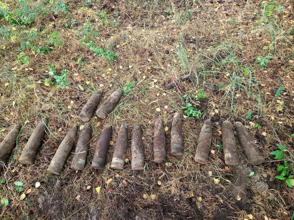 Znalezisko na budowie w Gliwicach-Łabędach: 14 pocisków z czasów wojny