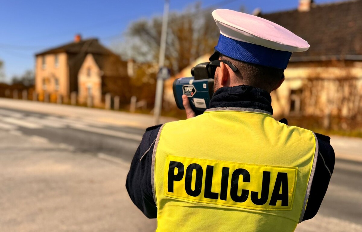 Podsumowanie działań Prędkość w Krapkowicach. Ponad pięćdziesięciu kierowców przekroczyło limit