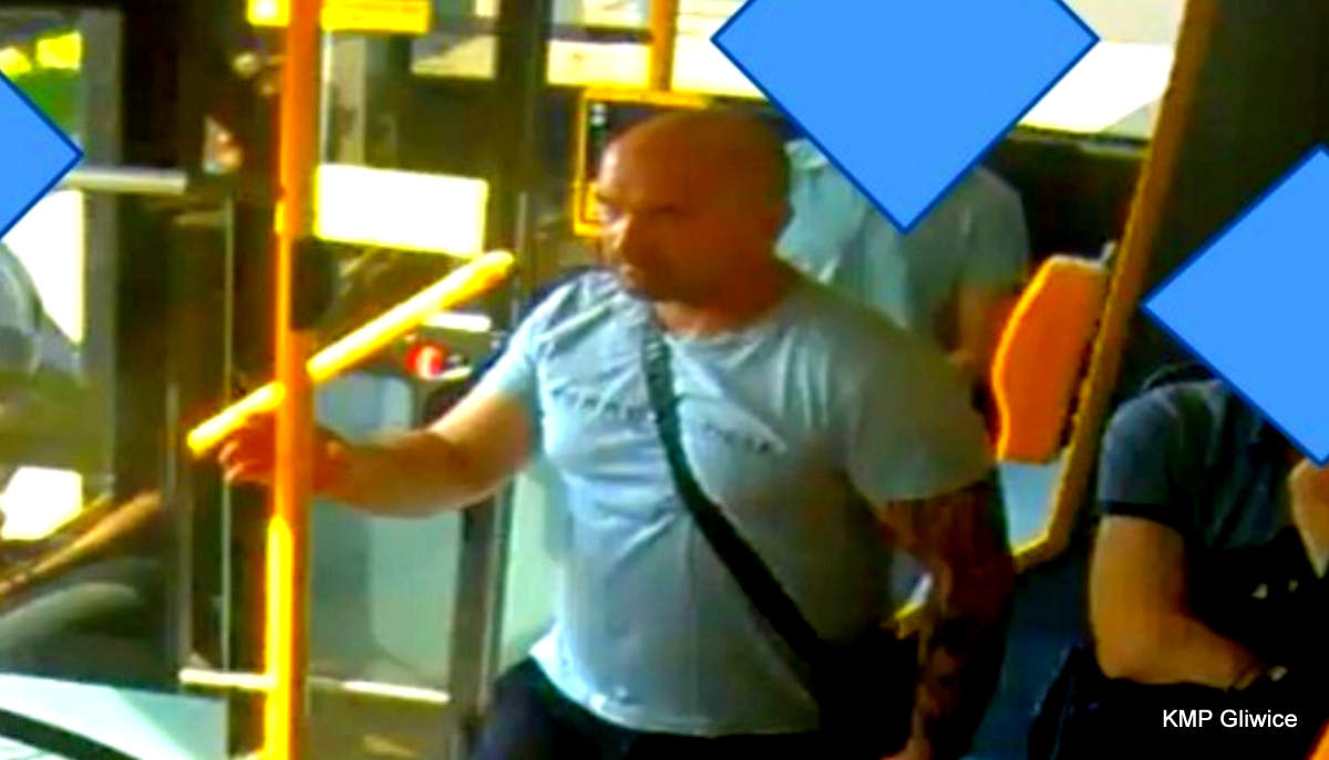 Groził kobiecie śmiercią, po czym wsiadł do autobusu. Policja publikuje wizerunek podejrzanego