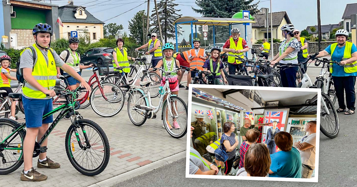 Rowerowa wyprawa z Raszowej i Łąk Kozielskich do Blachowni