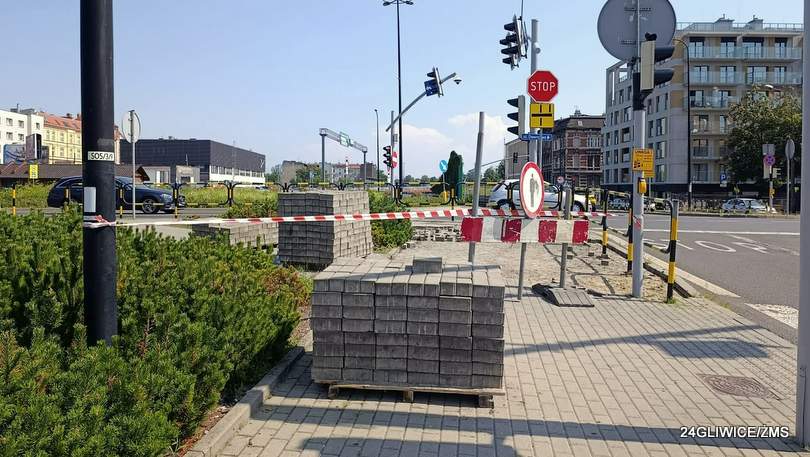 Zmiany w organizacji ruchu i nowy zieleniec w Gliwicach