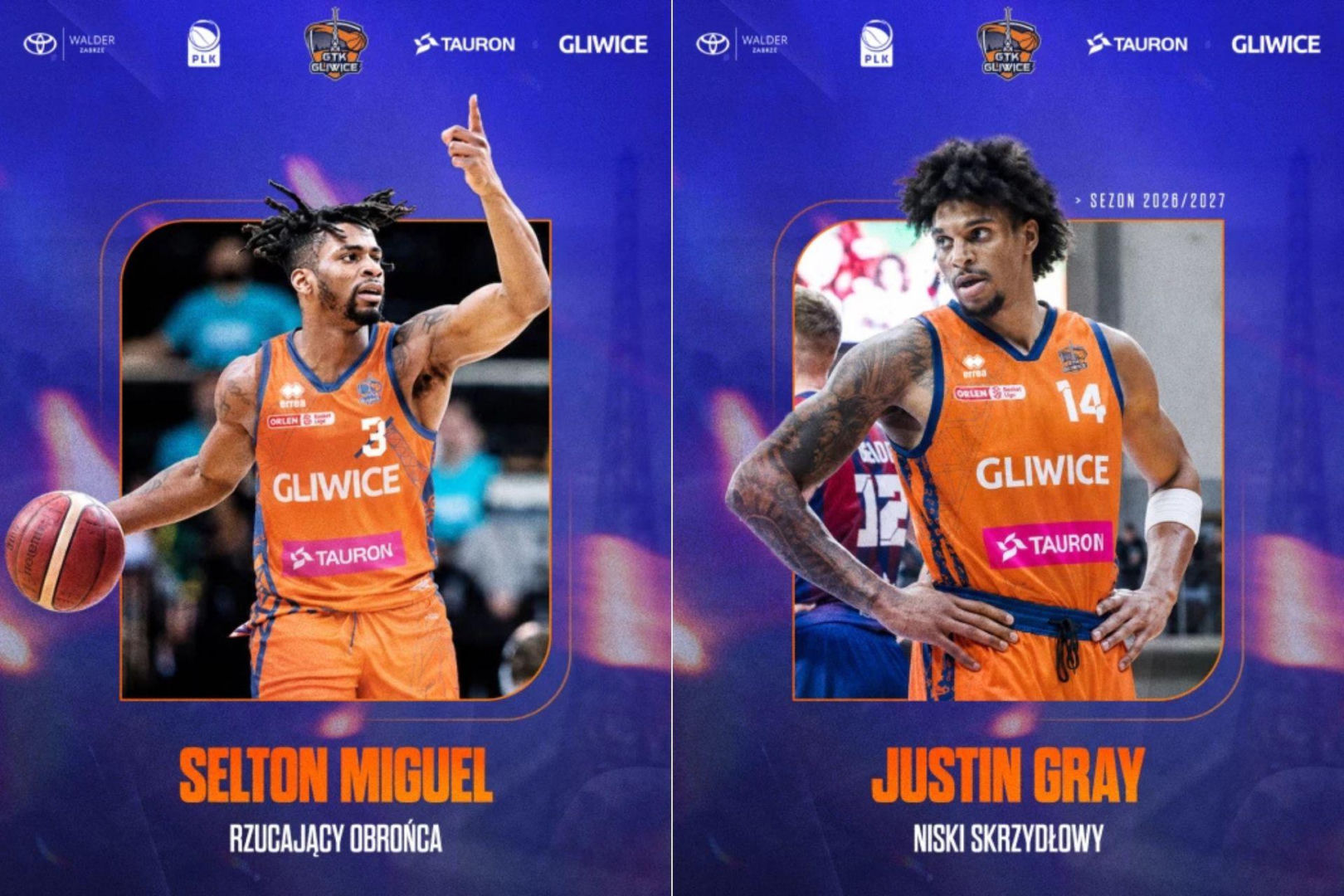Nowe wzmocnienia w TAURON GTK Gliwice przed startem sezonu