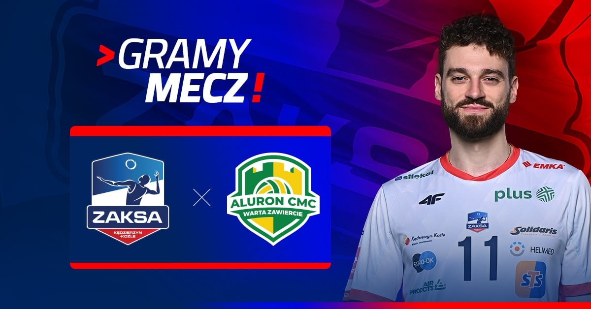 Sprzedaż biletów na mecz z ZAKSĄ Kędzierzyn-Koźle w Zawierciu