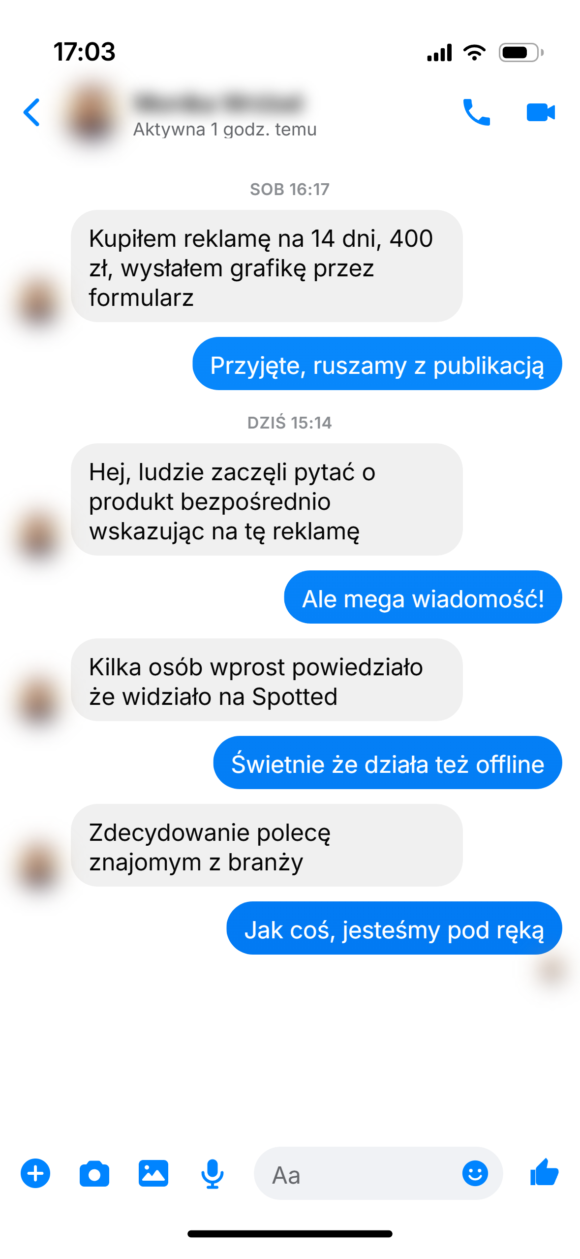 Rozmowa z klientem 2