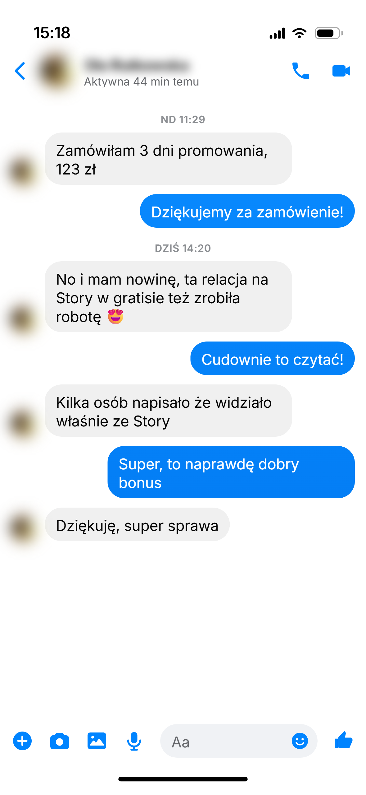 Rozmowa z klientem 6