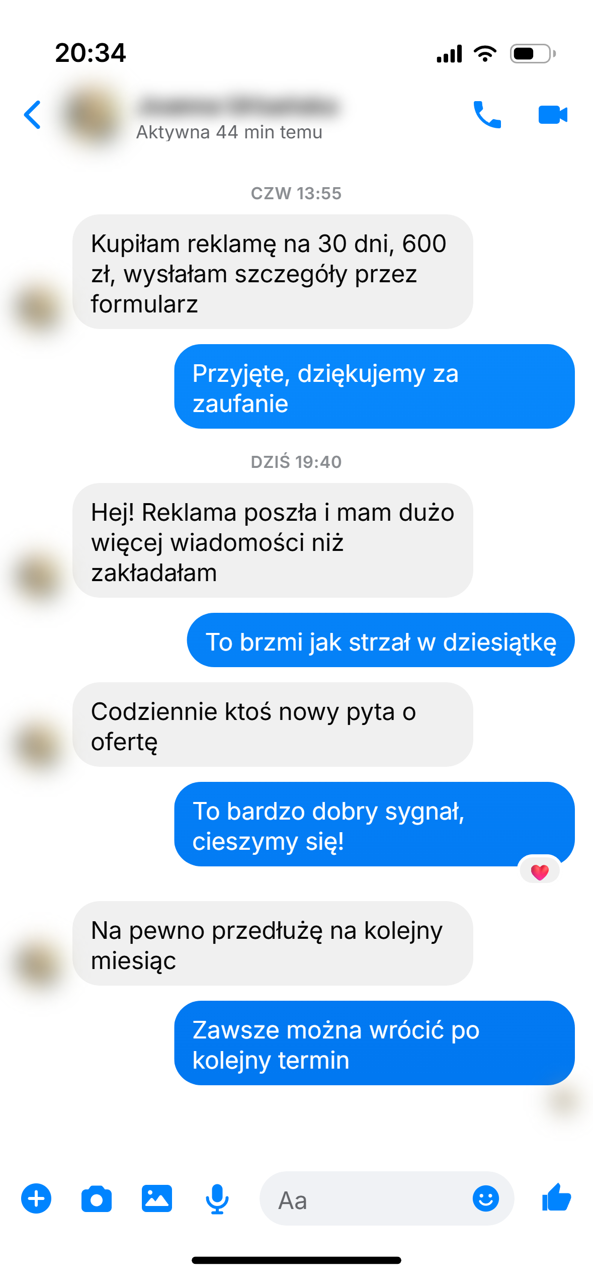Rozmowa z klientem 7