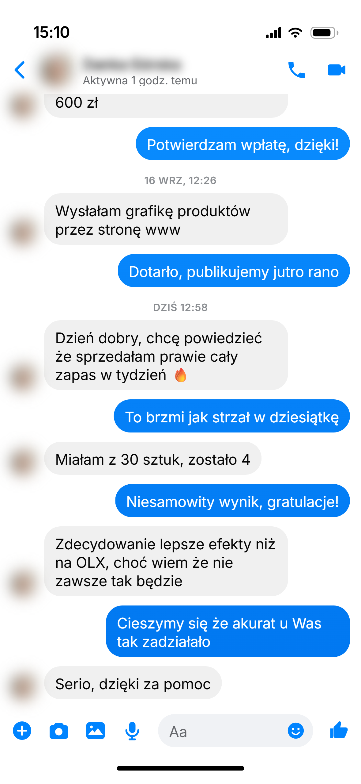 Rozmowa z klientem 13