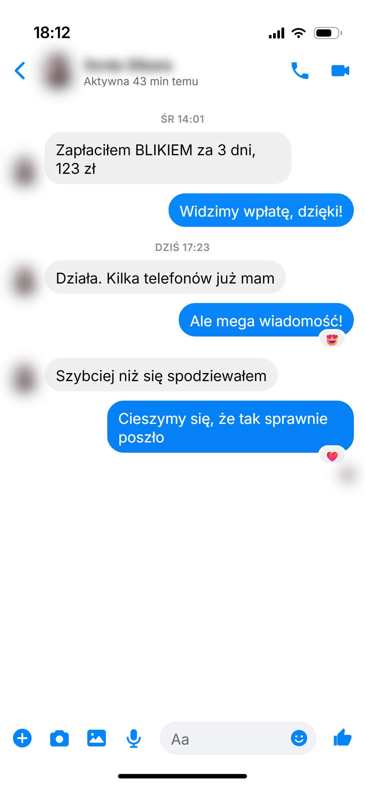 Rozmowa z klientem 18