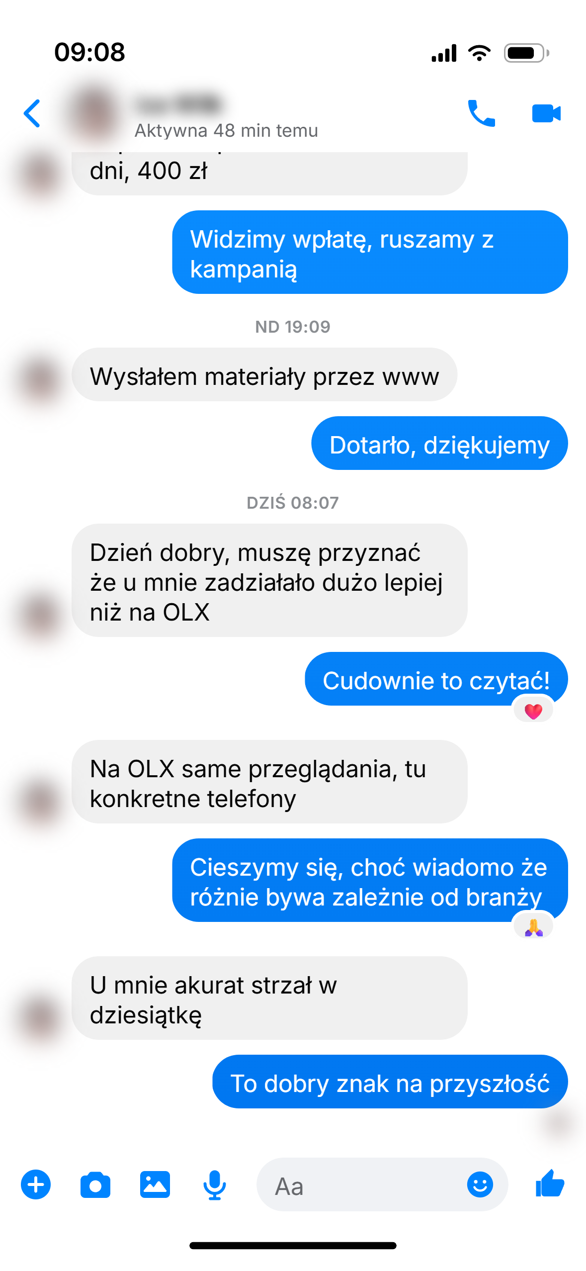 Rozmowa z klientem 20