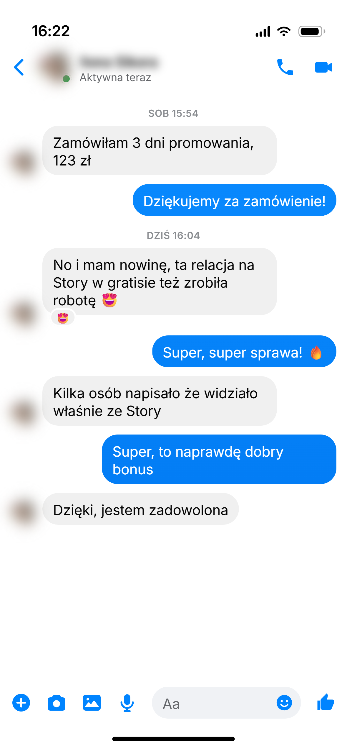 Rozmowa z klientem 22