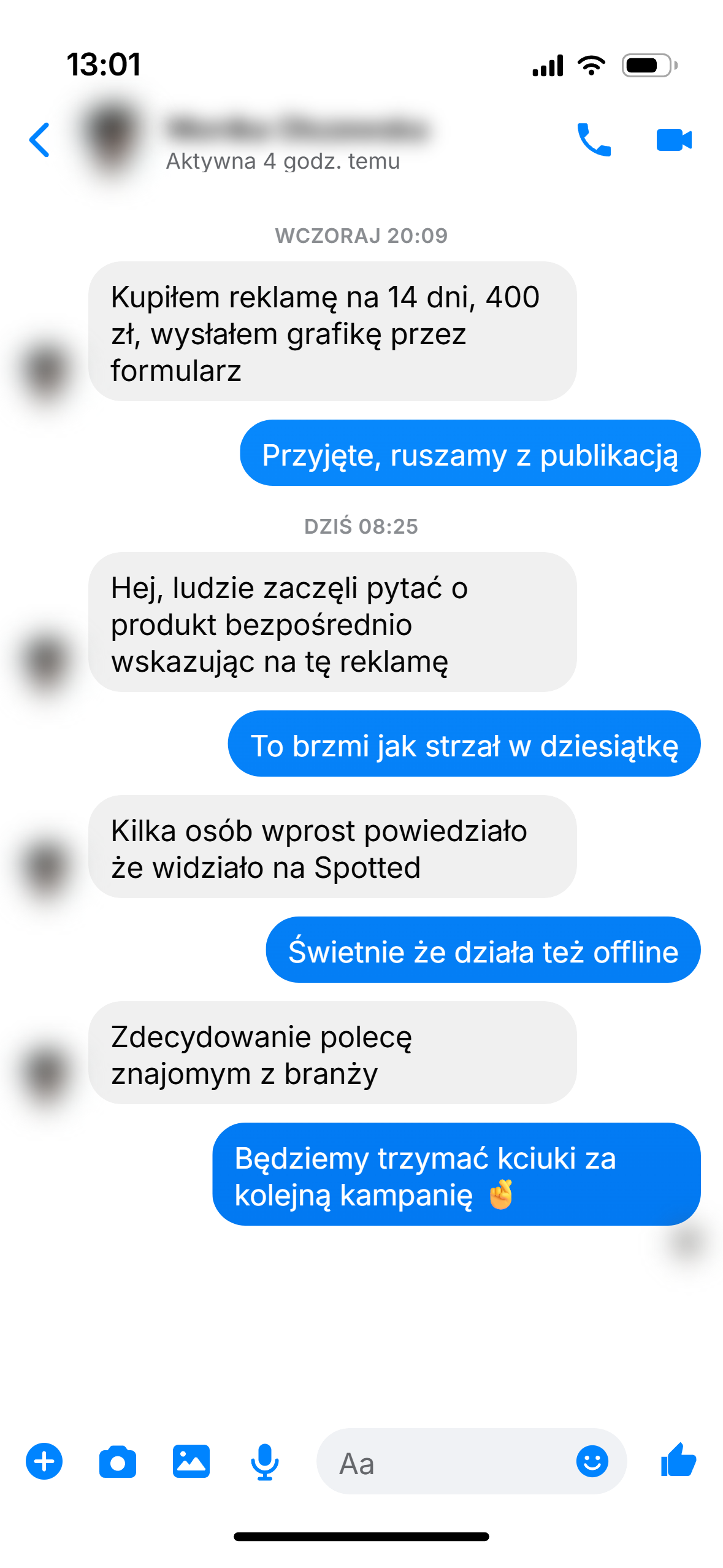 Rozmowa z klientem 23