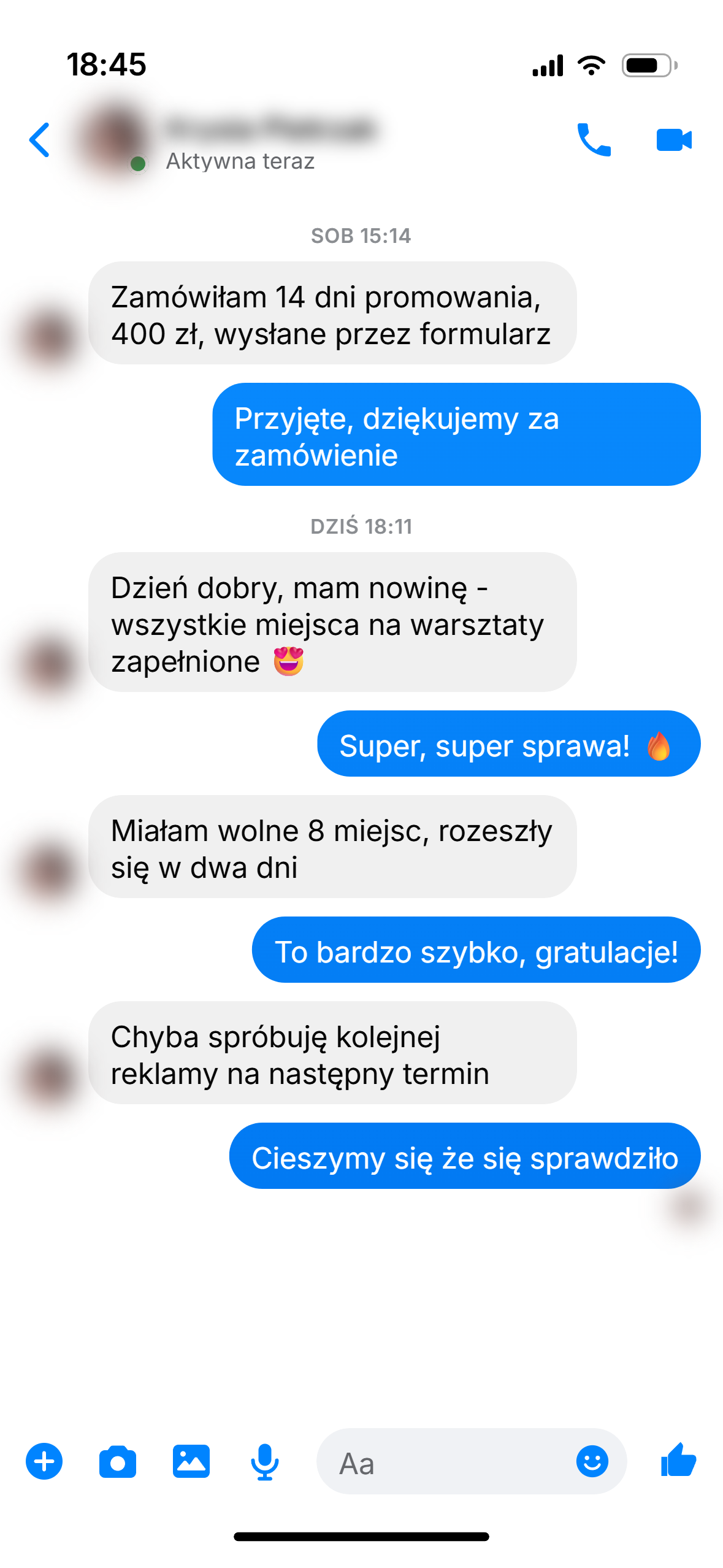 Rozmowa z klientem 28