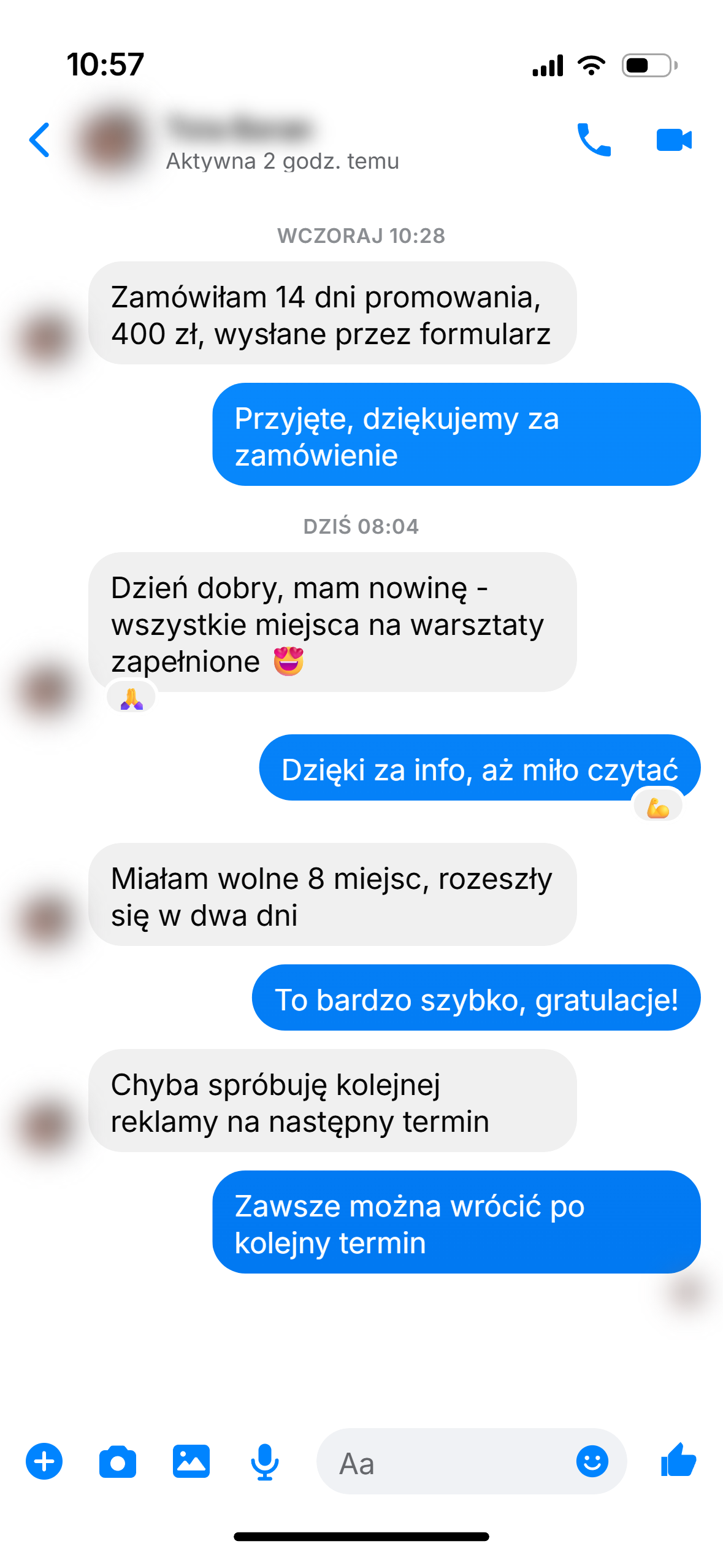 Rozmowa z klientem 31