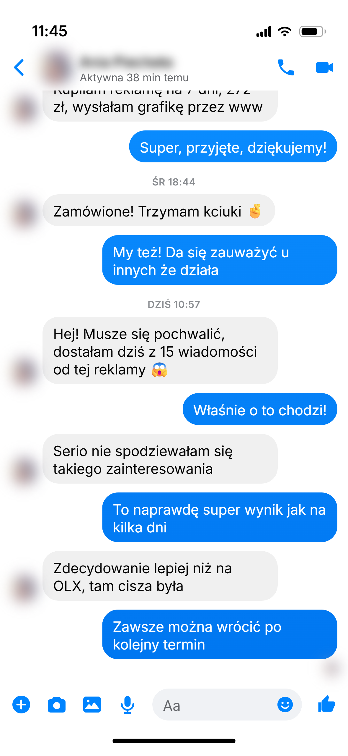 Rozmowa z klientem 34