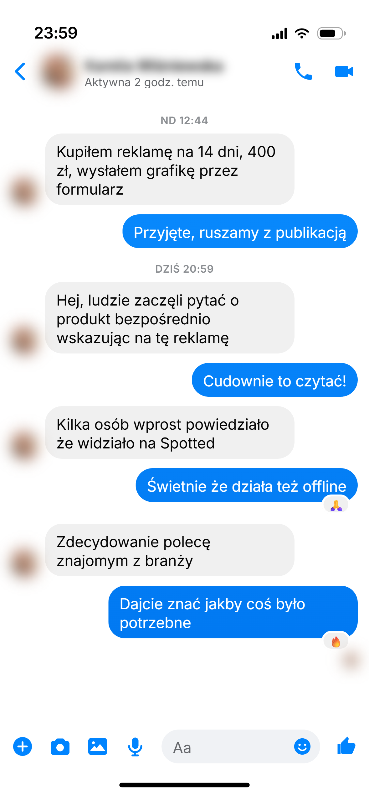 Rozmowa z klientem 35